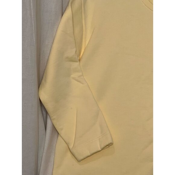 Eddie Bauer Womens V-Neck Pullover Sweater Bundle Medium Pink Yellow Cotton flaw - Picture 5 of 16